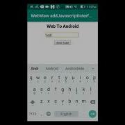 Android WebView AddJavascriptInterface Example