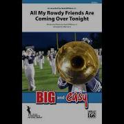 All My Rowdy Friends Are Coming Over Tonight Arr Mike Story Score Sound