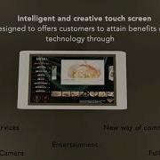 Smart Restaurant Table With Multi Touch Screen