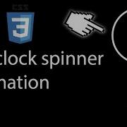 Css Clock Spinner Css Spinner Css Loding