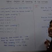 PROGRAM 9 PYTHON PROGRAM FOR SWAPPING OF GIVEN TWO NUMBERS SWAPPING OF TWO NUMBERS