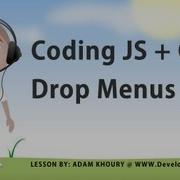JavaScript CSS Custom Drop Down Menu System Tutorial Validated HTML5