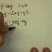 Finding The Equation Of A Tangent Line Using Implicit Differentiation 2 21a