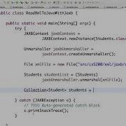 00725 Reading XML To Java Object List With JAXB
