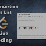 Insertion Sort List Live Coding With Explanation Leetcode 147