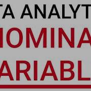 Data Analytics Nominal Variables Definition Statistics And Visualization