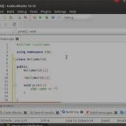 Hello World Project Code Blocks