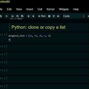 Python For Clone Or Copy A List