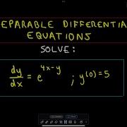Solving A Separable Differential Equation With Initial Condition