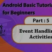 5 What Is Event Handling In Android OnClick Method In Android Part 5