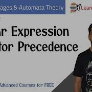 Regular Expression Operator Precedence Lesson 31 Finite Automata Learning Monkey