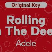 Karaoke Rolling In The Deep Adele Original Key Cover With Backing Vocals