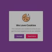 Cookie Consent Design Using HTML CSS And JS