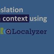 Translation With Context Using Localyzer
