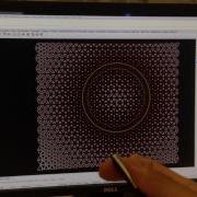 Hexagon Grid Firefly Audio Attractor