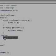 Buckys C Programming Tutorials 13 Using Variables In Classes