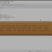 Dialog Box For Input