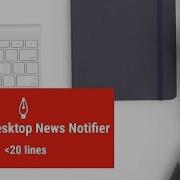 Python Desktop News Notifier