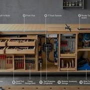 1 месяц за 10 минут Этот умелый человек построил верстак с 20 функциями