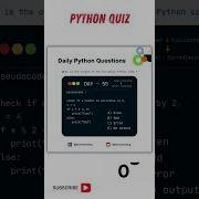Python Coding Challenge Day 55 What Is The Output Of The Following Python Code Python Quiz