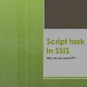 Script Task Basics In SSIS