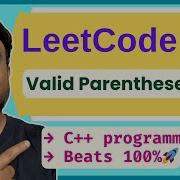 LeetCode 20 Valid Parentheses C Solution Step By Step Explanation Beats 100