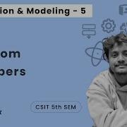 Simulation Modeling 5 Random Numbers In One Shot CSIT 5th Sem Nepali ScienceGuru