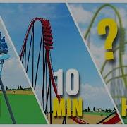 Building The HYPERCOASTER In 1 MINUTE 10 MINUTES And 1 HOUR