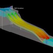 FLOW 3D Korea Spillway Of Hwabuk Dam