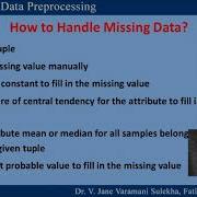 Data Preprocessing In Data Mining