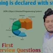 Why Main Is Declared With Static Java Interview Question First Question