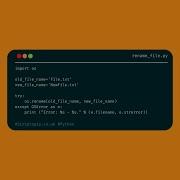 Python OS Rename A File Using Python