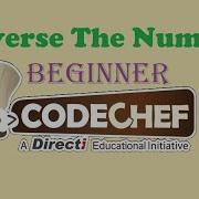 Reverse Number CodeChef