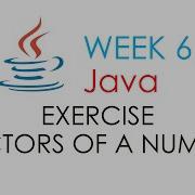 Factors Of A Number Computer Programming 2 Java