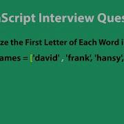 Capitalize First Letter Of Each Word In Array JavaScript Tutorial