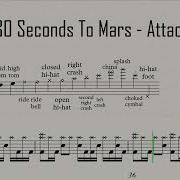 Thirty Seconds To Mars Attack Ноты разбор песни