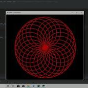 Sphere Pattern Using Turtle Module In Python
