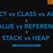 Swift Struct Vs Class Vs Actor Value Vs Reference Types Stack Vs Heap Swift Concurrency 8