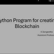 Blockchain Using Flask App In Python