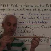 Robbins Formulas The Bellows Conjecture Polyhedra Volumes Rational Geometry Math Foundations 128
