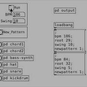 PureData Generative Groovebox