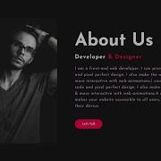 How To Create A About Us Page Using HTML And CSS