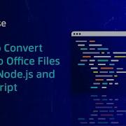How To Convert PDFs To Office Files Using Node Js And JavaScript Apryse