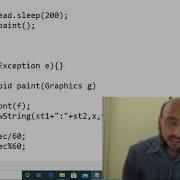 GUI Programming Applet Graphics Thread Digital Clock
