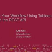 Tableau Server Client The REST API To Automate Your Workflow
