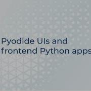 Roman Yurchak Pyodide Scientific Python Compiled To Webassembly Optimized PyData Global 2020