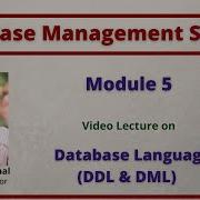Module 5 Database Languages DDL Data Definition Language DML Data Manipulation Language