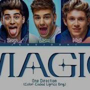 One Direction Magic Color Coded Lyrics Eng