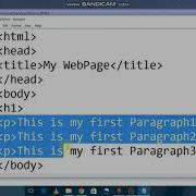 Tags In HTML Part 2