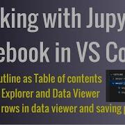 Работа с Jupyter Notebook в Visual Studio Code Использование инструмента просмотра переменных д